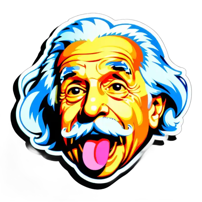 Einstein AI Sticker