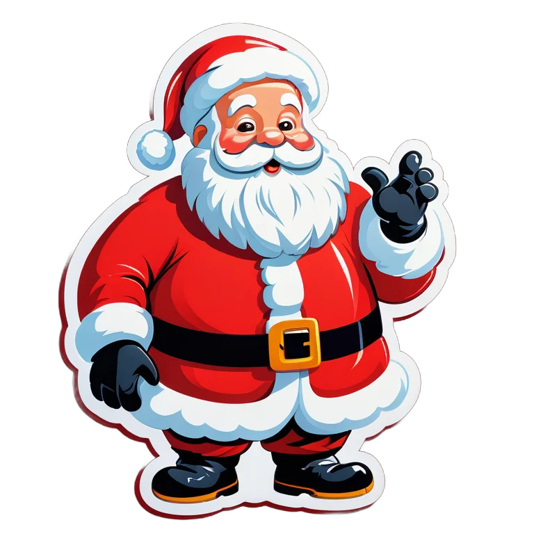 Santa Claus AI sticker