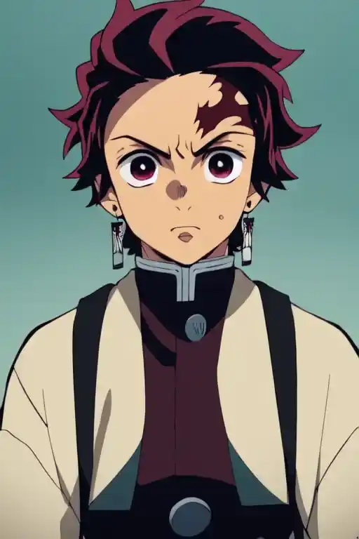 anime character Tanjiro 