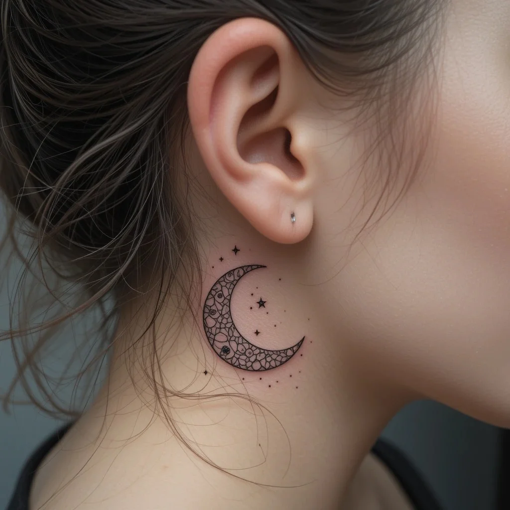 moon tattoo