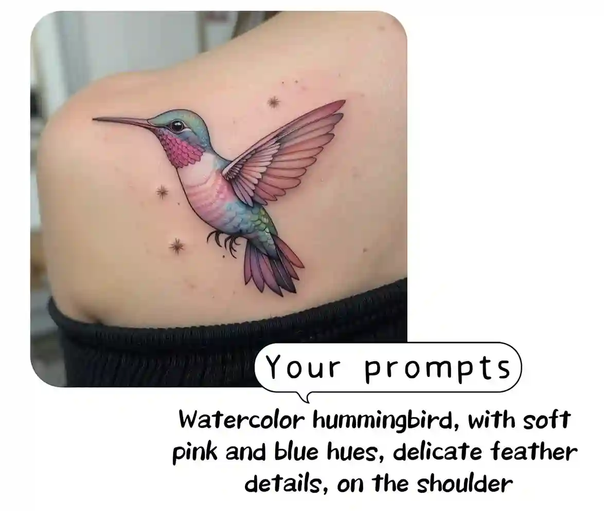 create a tattoo from prompts