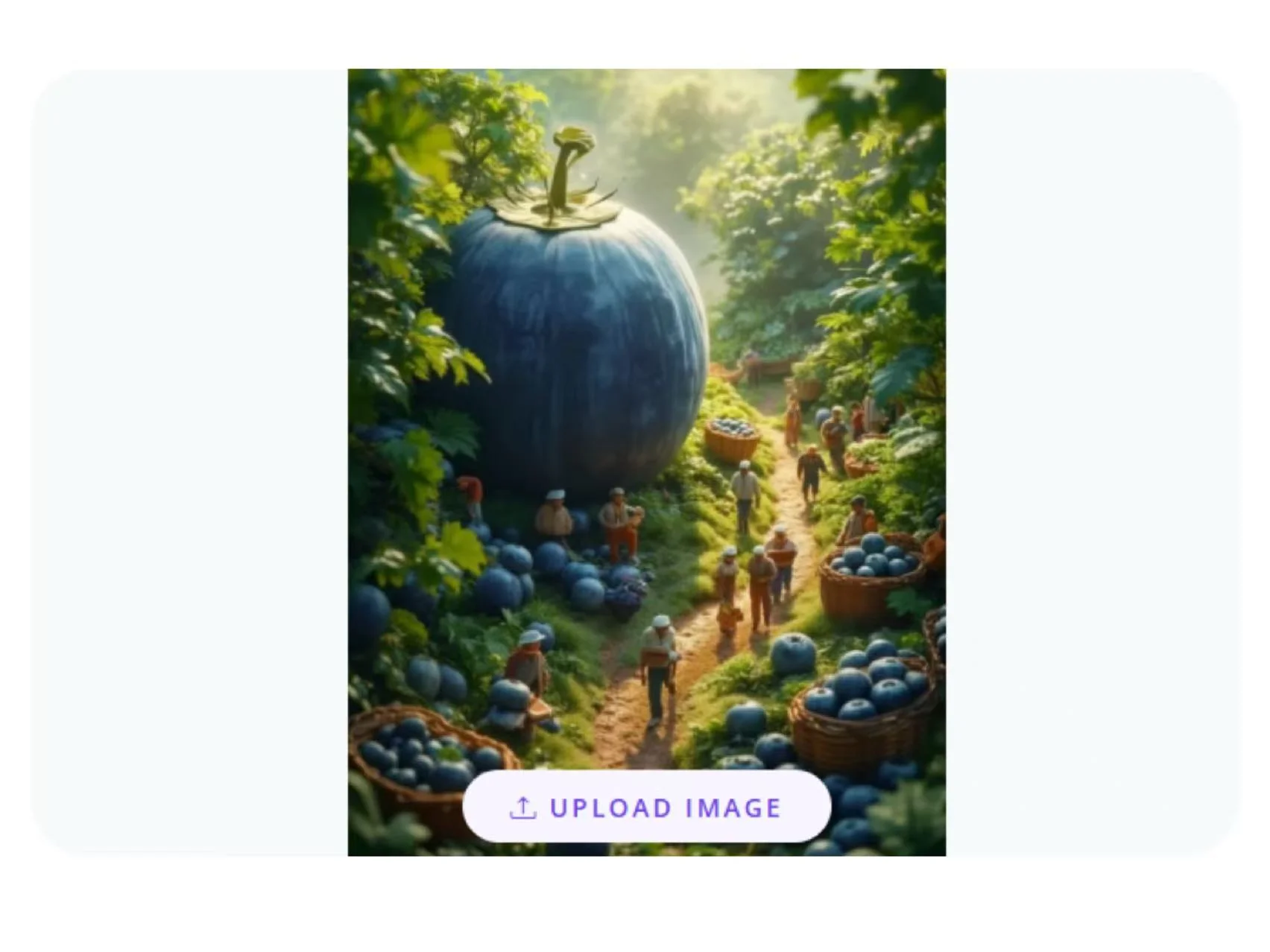 Upload your image to AI outpainting tool