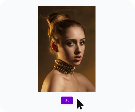 Enhanced preview and download unblurred image
