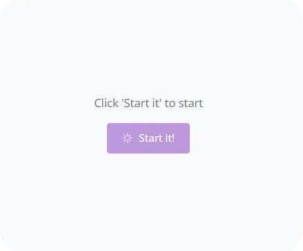 AI unblur processing start button prompt