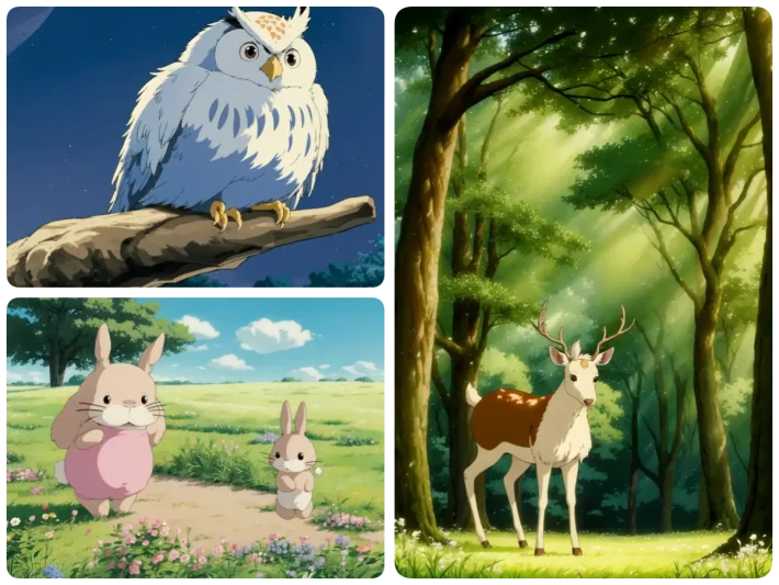Reimagine Anime Characters in Ghibli Style