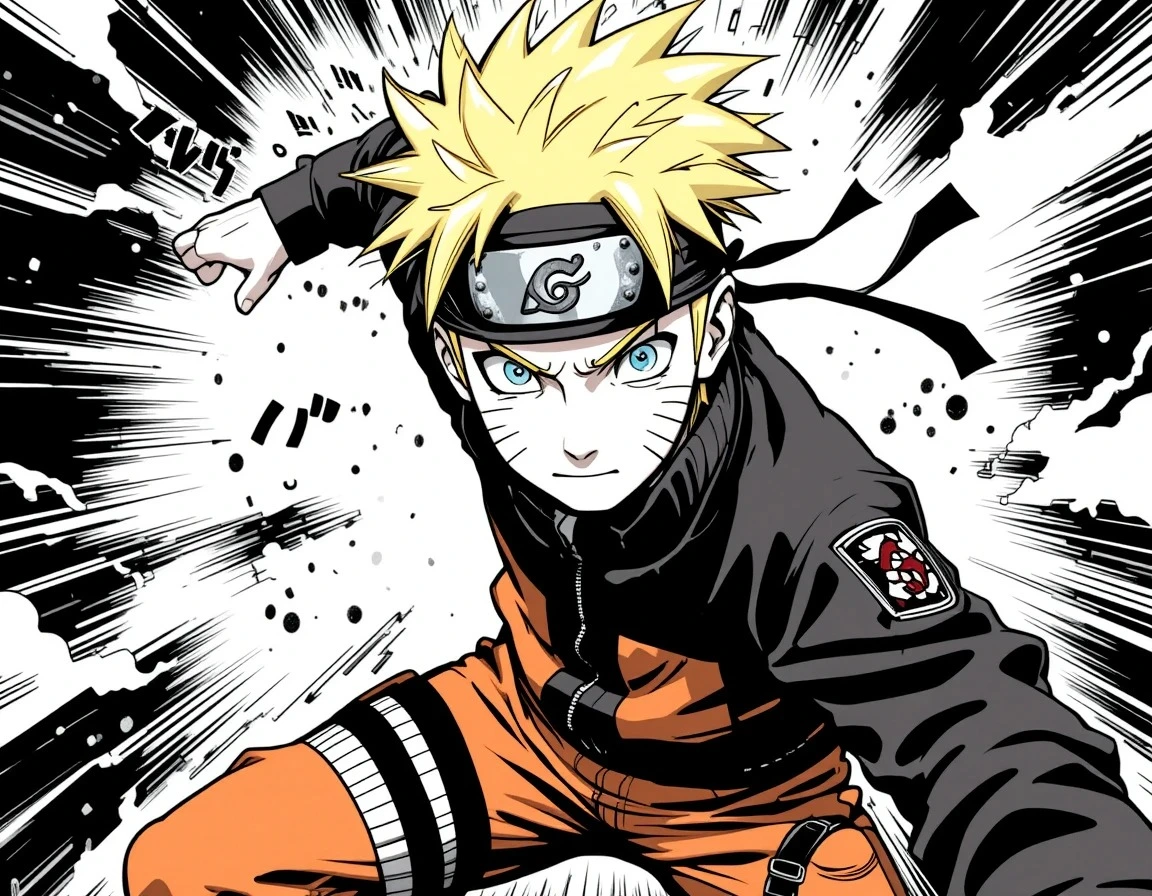 AI-generated Naruto Comic