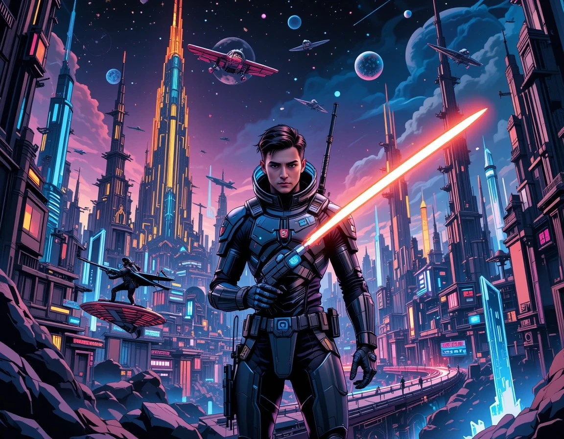Sci-Fi Comic Generator