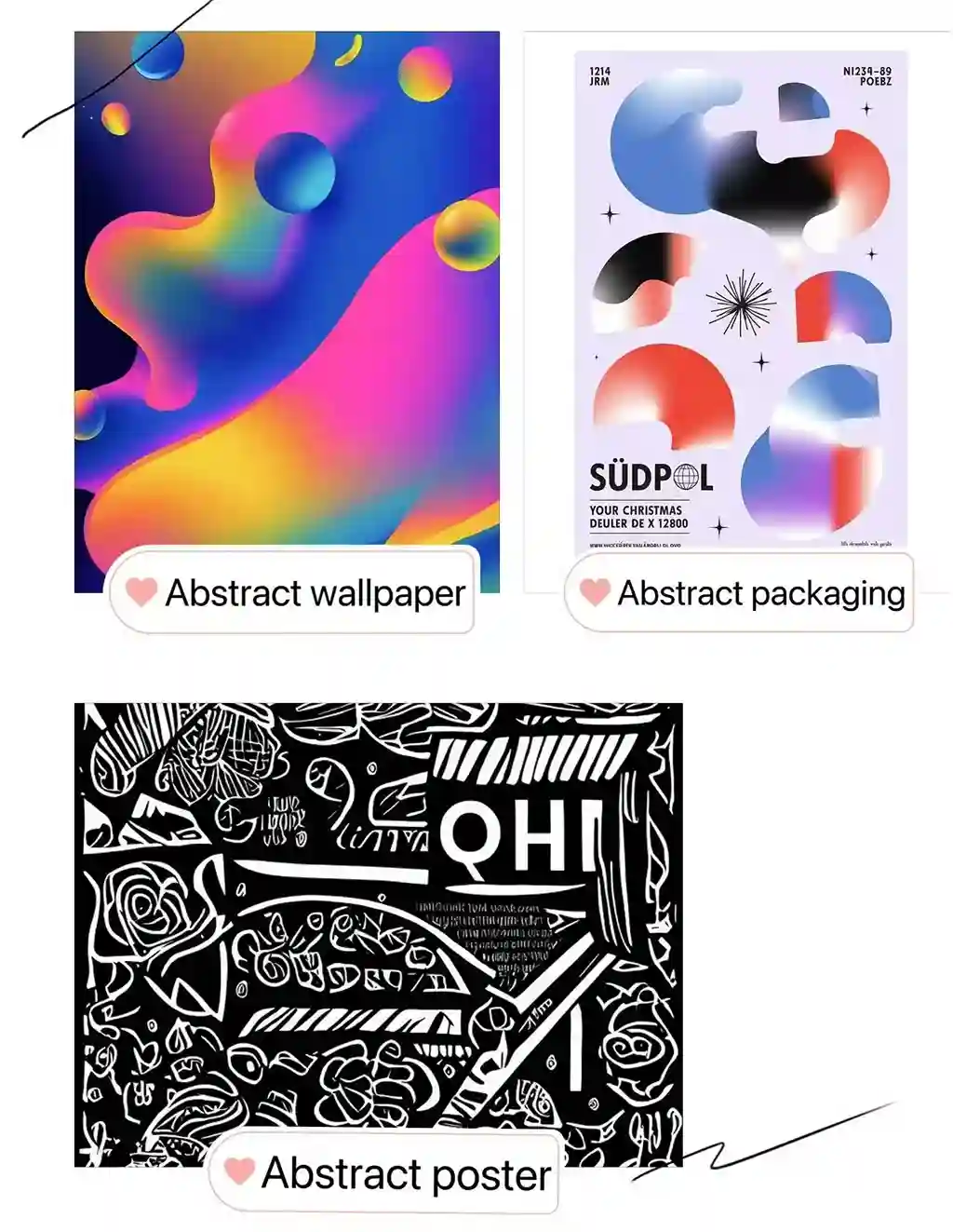abstract art for diverse applications