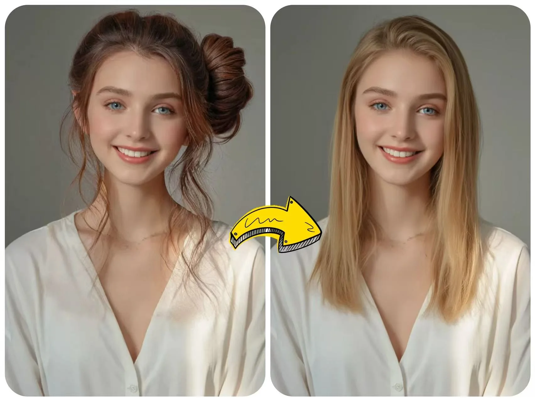 AI hairstyle changer