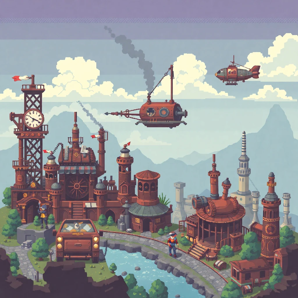 Create Miniworld Style AI Pixel Scenes and Landscapes