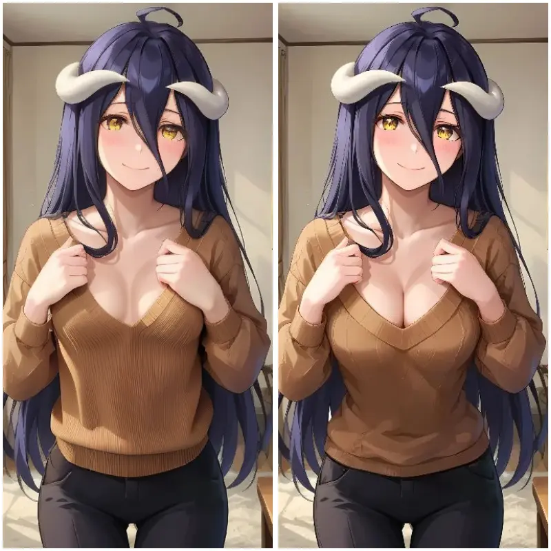 Realza el busto de personajes de anime