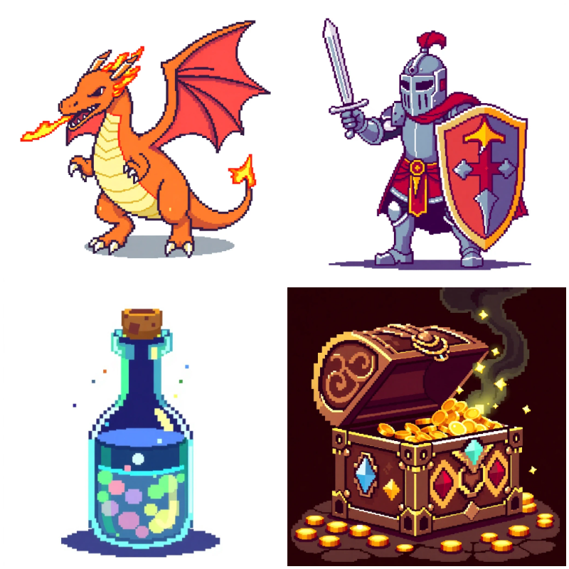Make 2D Game Characters and Assets with AI Pixel Art