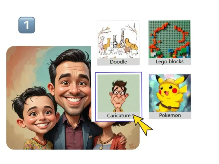 open AI caricature generator
