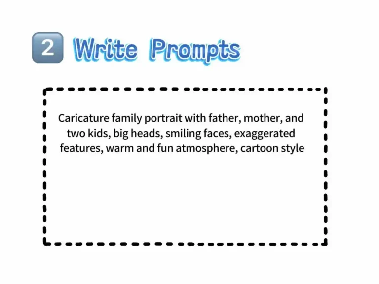 write prompts for caricatures