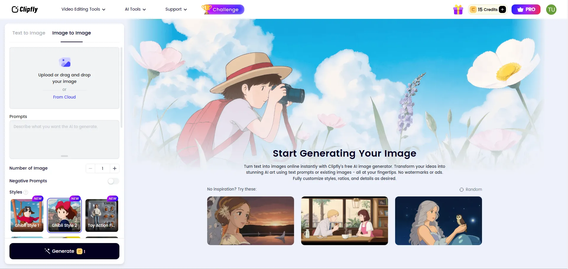 Clipfly screenshot