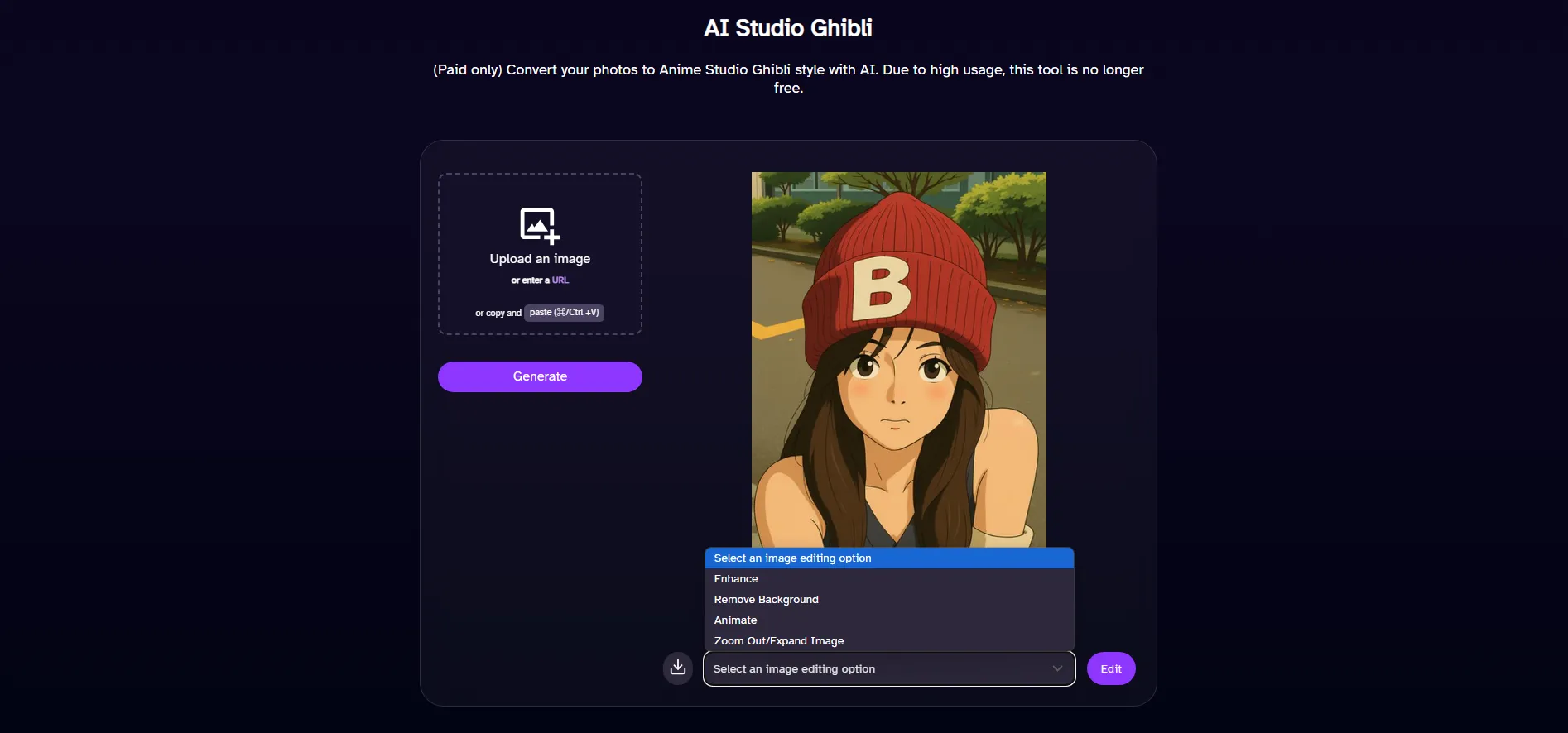 deepai screenshot