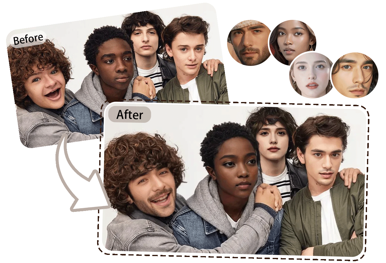 Multiple Face Swap Free Online