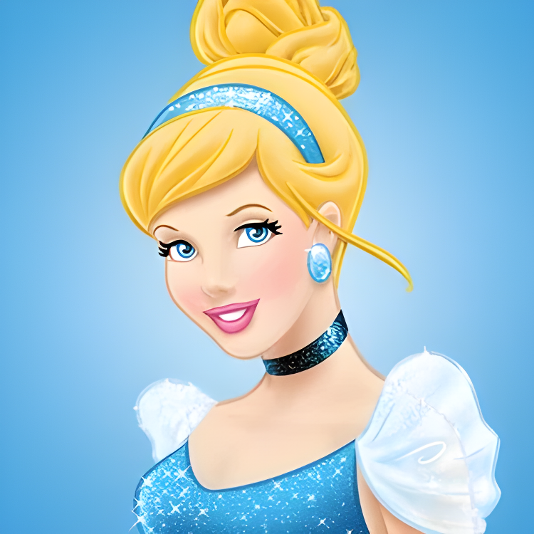 Cinderella disney princess for face swap