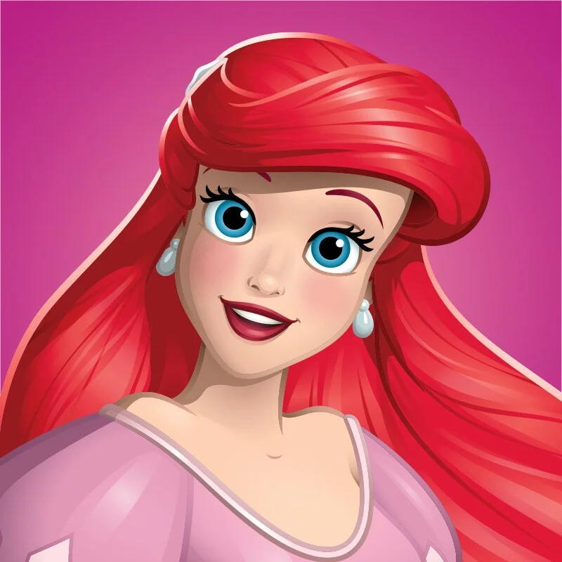 Ariel disney princess for face swapping