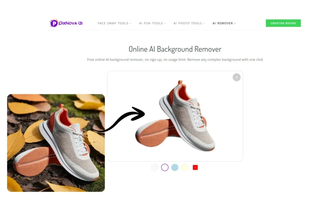 Set White Background for Online Product