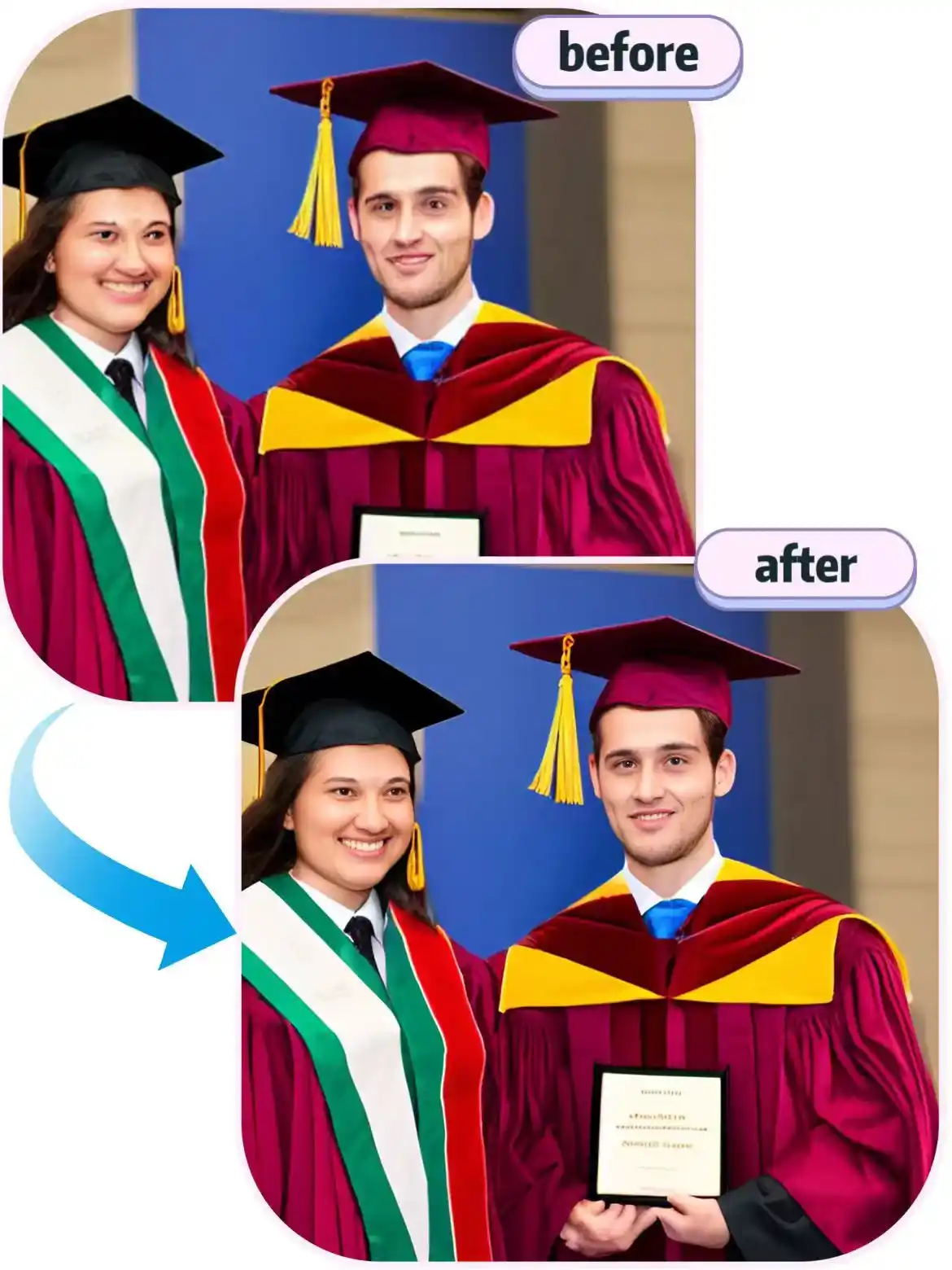 Automatically Clean Your Photo Face with One Click