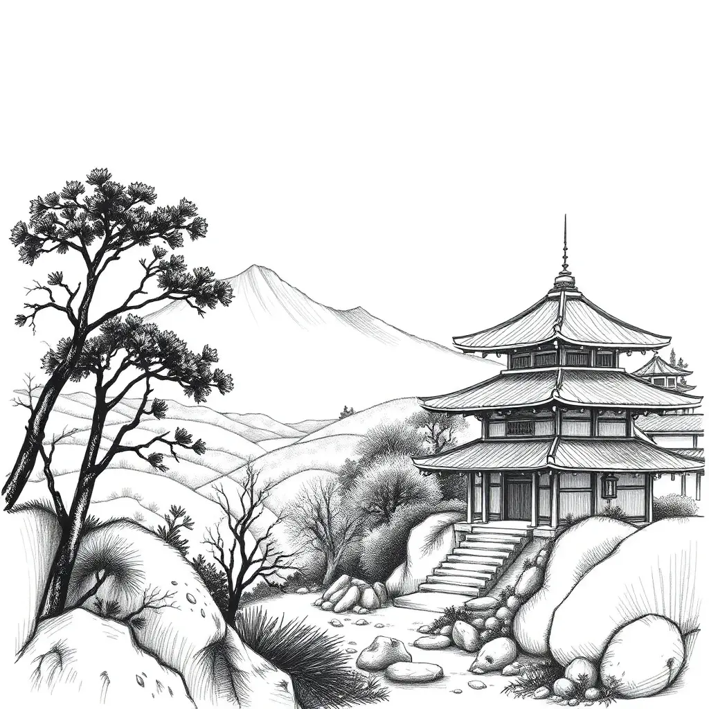 landscape sketch
