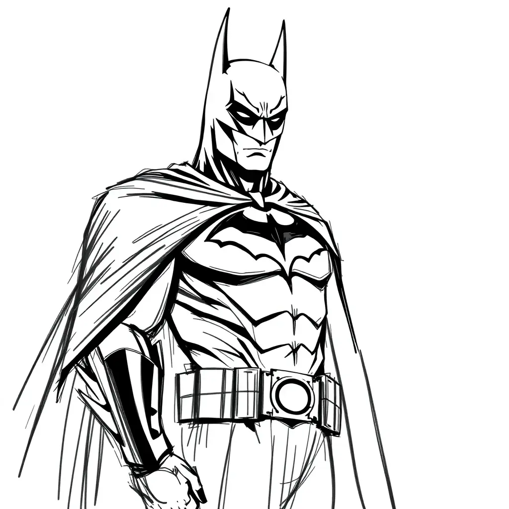 batman sketch