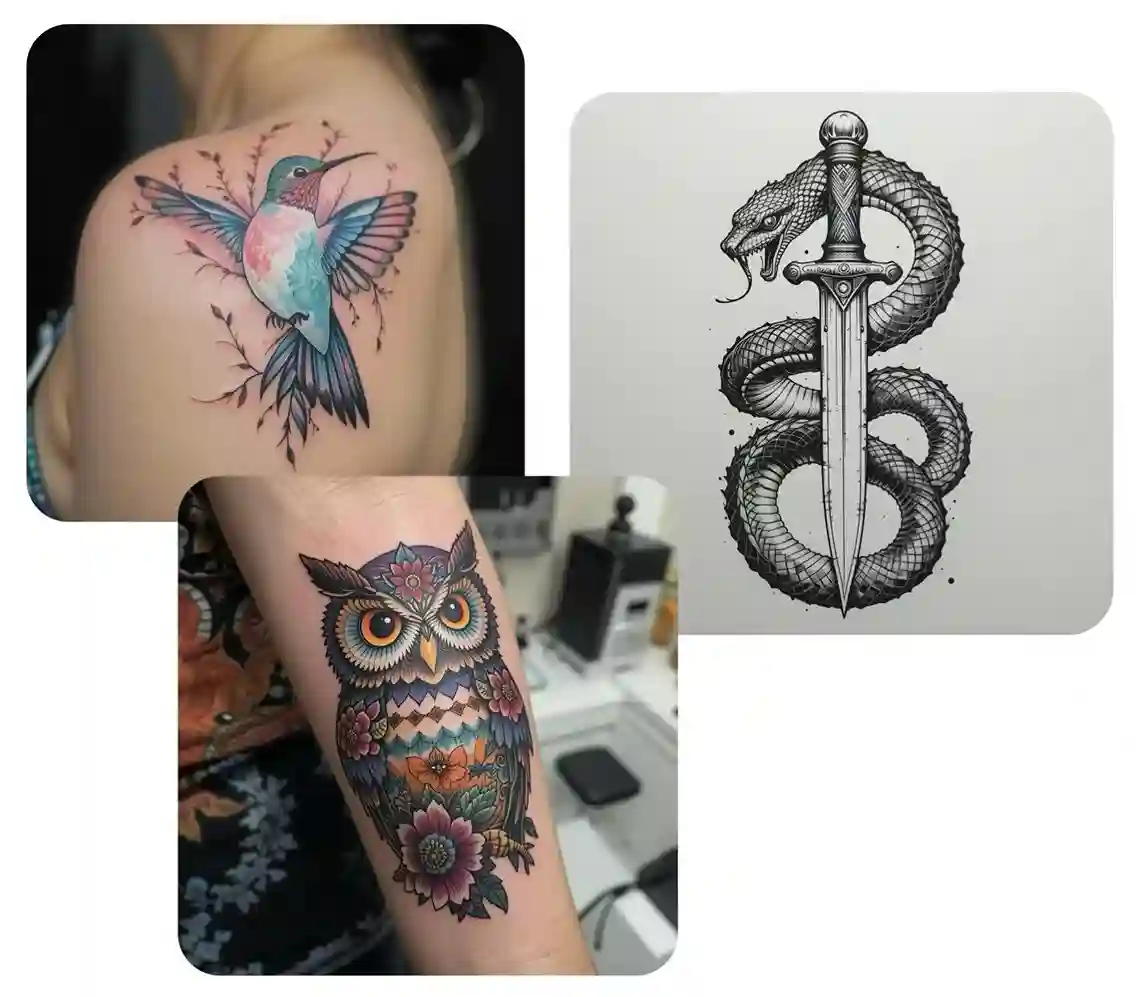 various AI tattoo