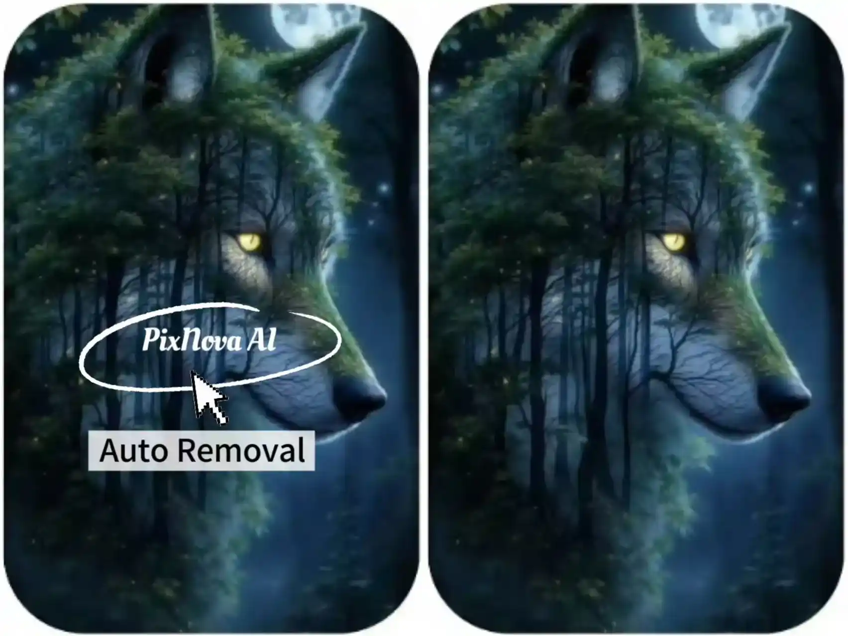 intelligently removing watermark from photo