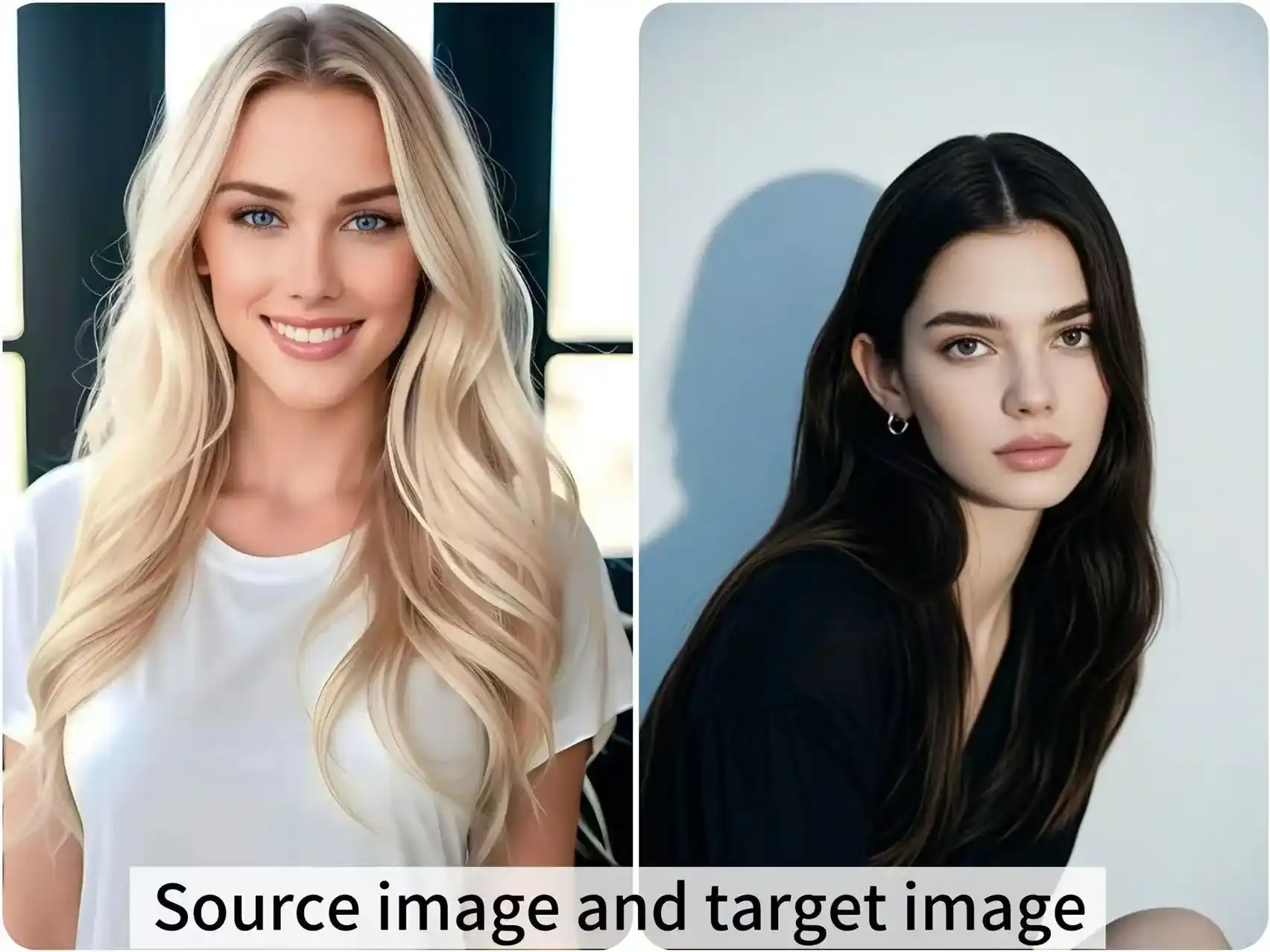 Consistent lighting between source image and target image