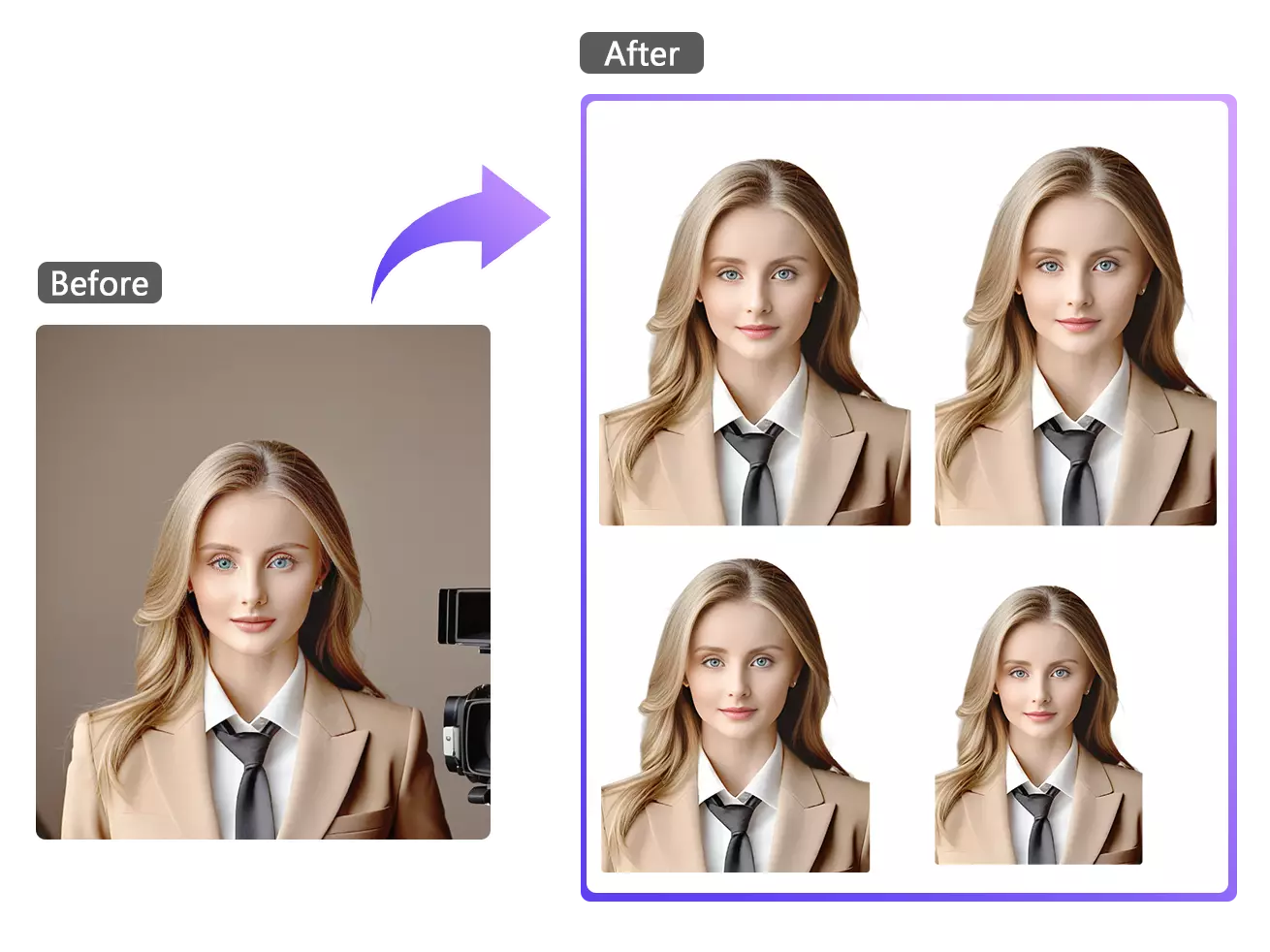 Free AI Passport Photo Maker