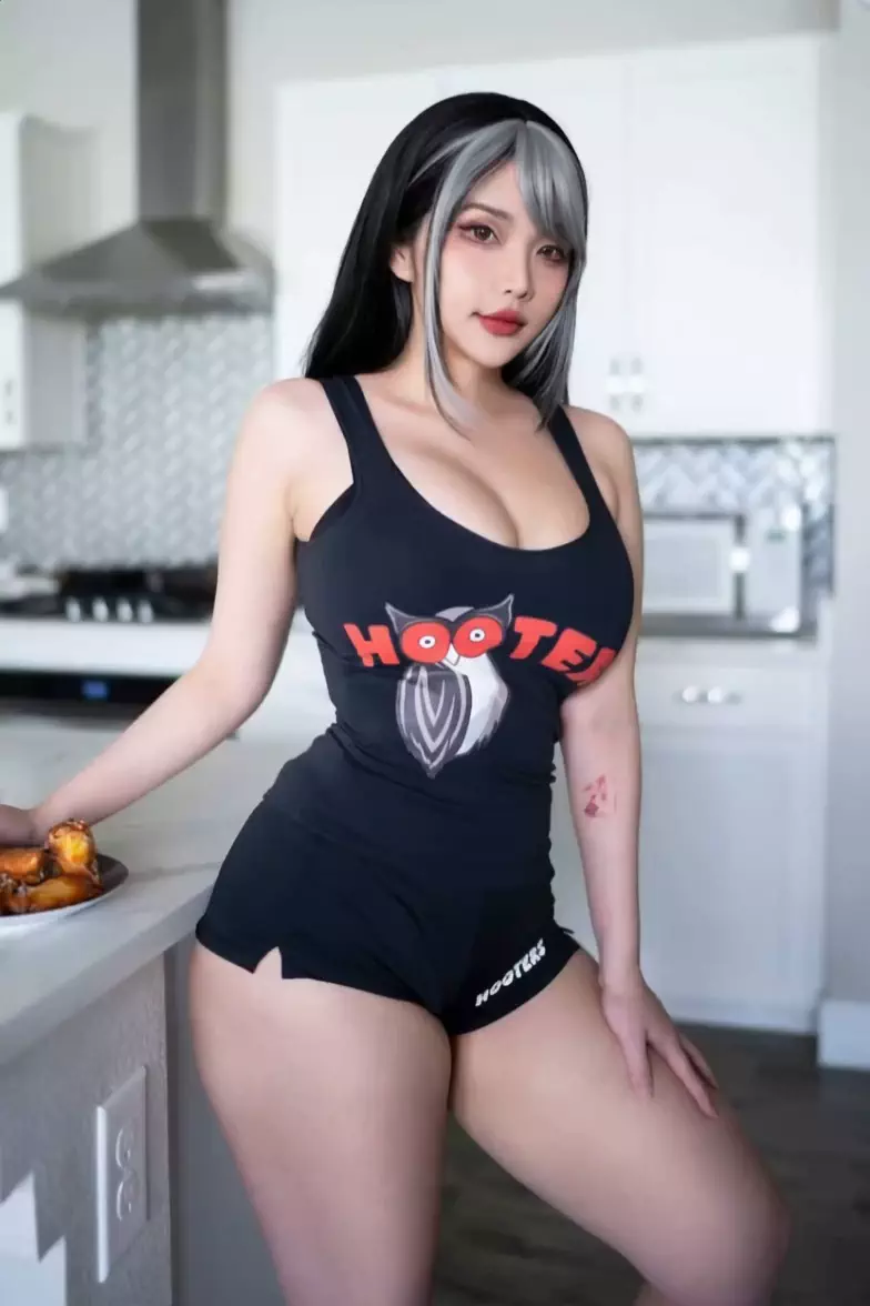 black hair girl ai twerk