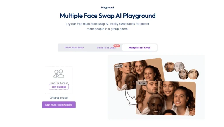Multi-Face Swap Screenshot