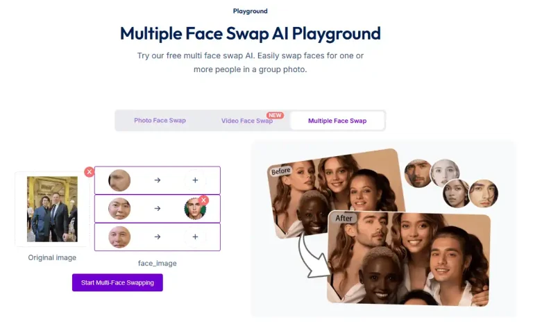 Upload Your Selfie and Choose a Face to Replace