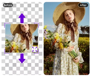 AI image extender