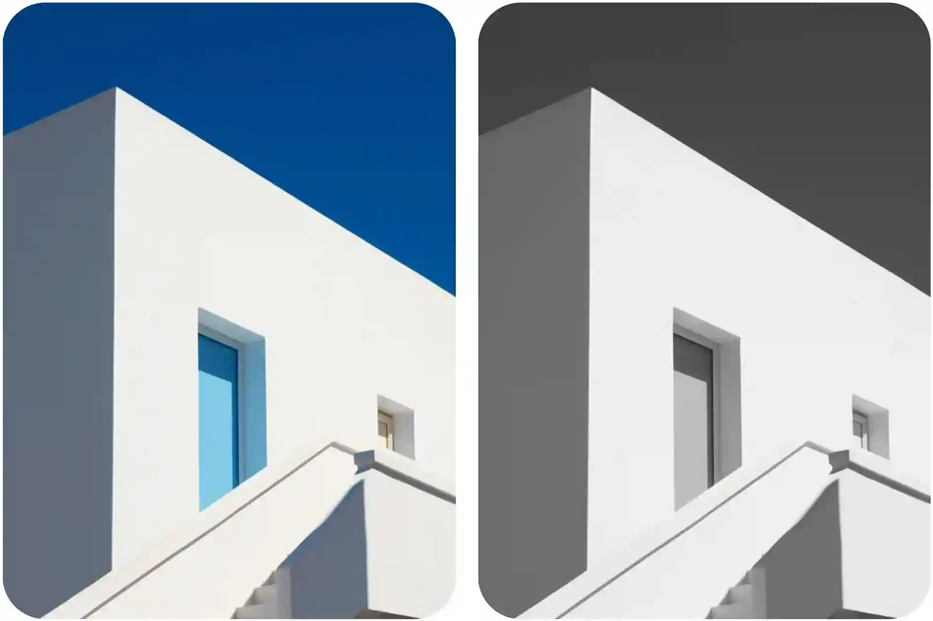 Convert Image to Black and White to Highlight Light and Shadow