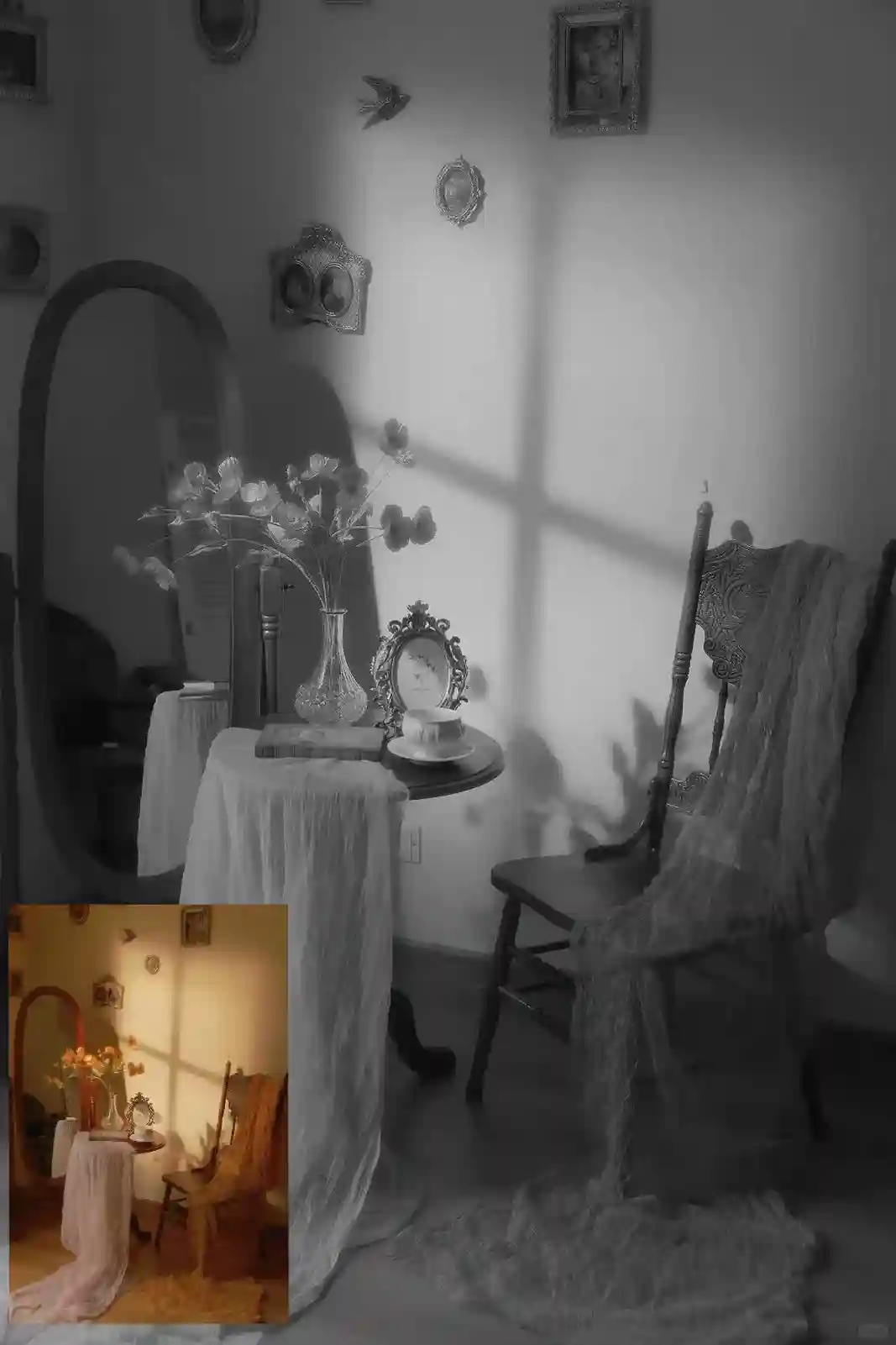 Black and White Image Filter Evokes a Timeless Vintage Aesthetic