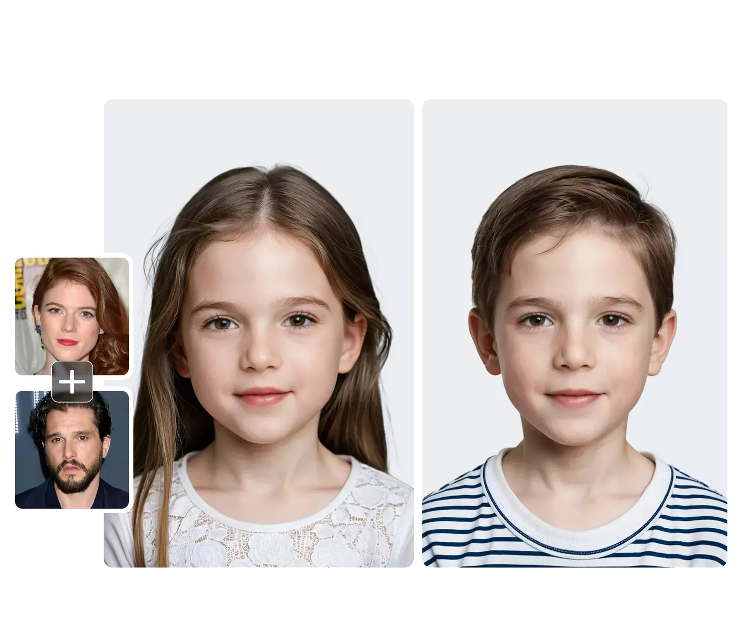 rostro futuro del bebé
