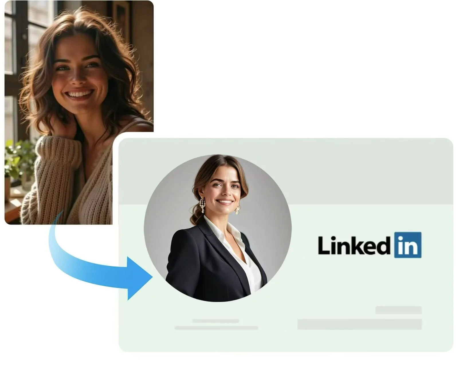retrato con IA para LinkedIn