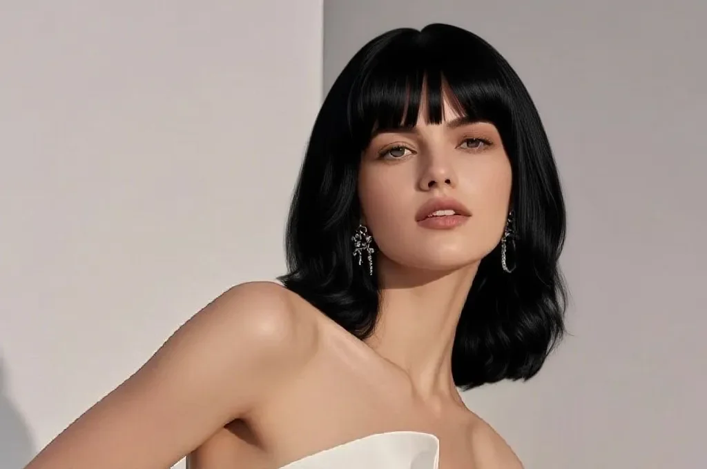 black hair