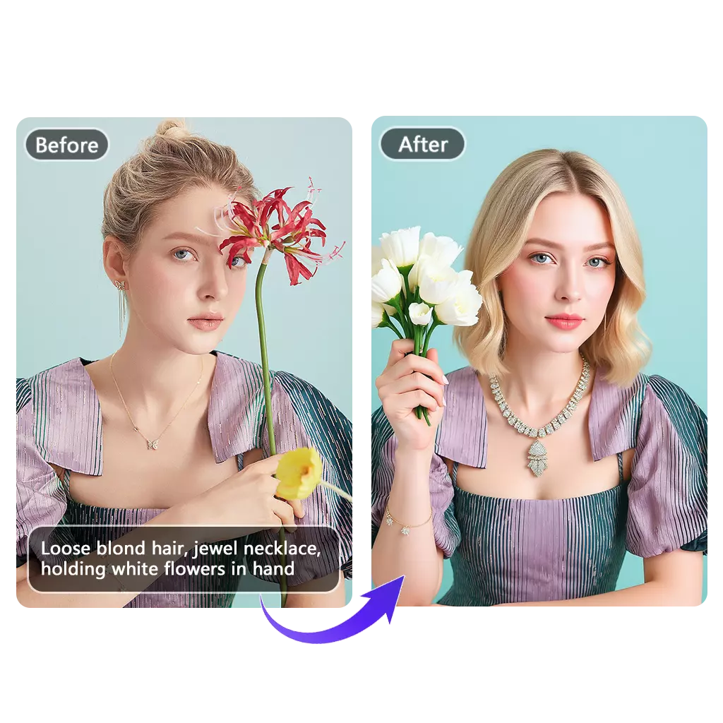 AI face & body reshape editor