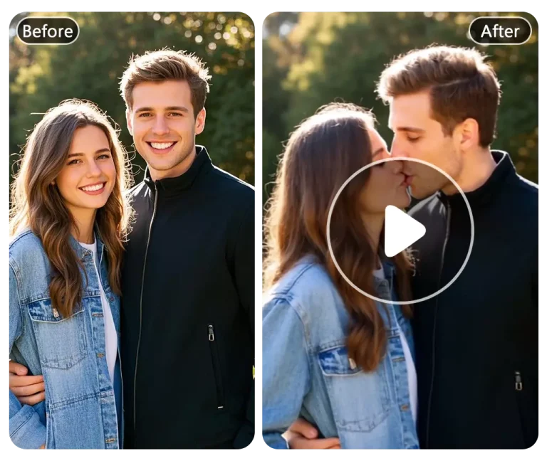Kussvideo mit KI