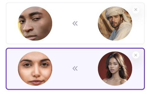 Échangez chaque visage détecté individuellement