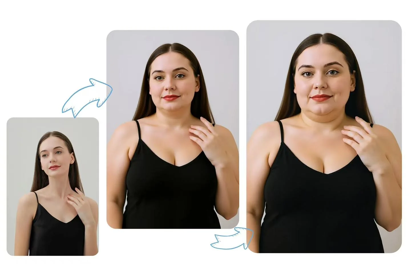 Customize the Weight Gain Effect on Your Photo