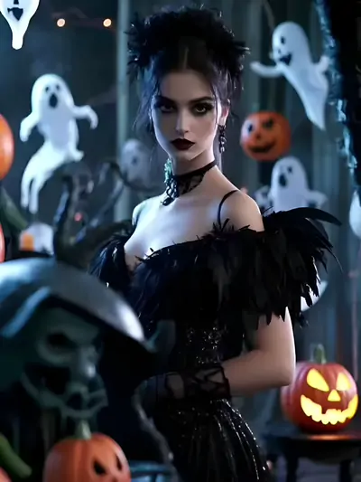 ChatGPT said:  Dark-themed Halloween