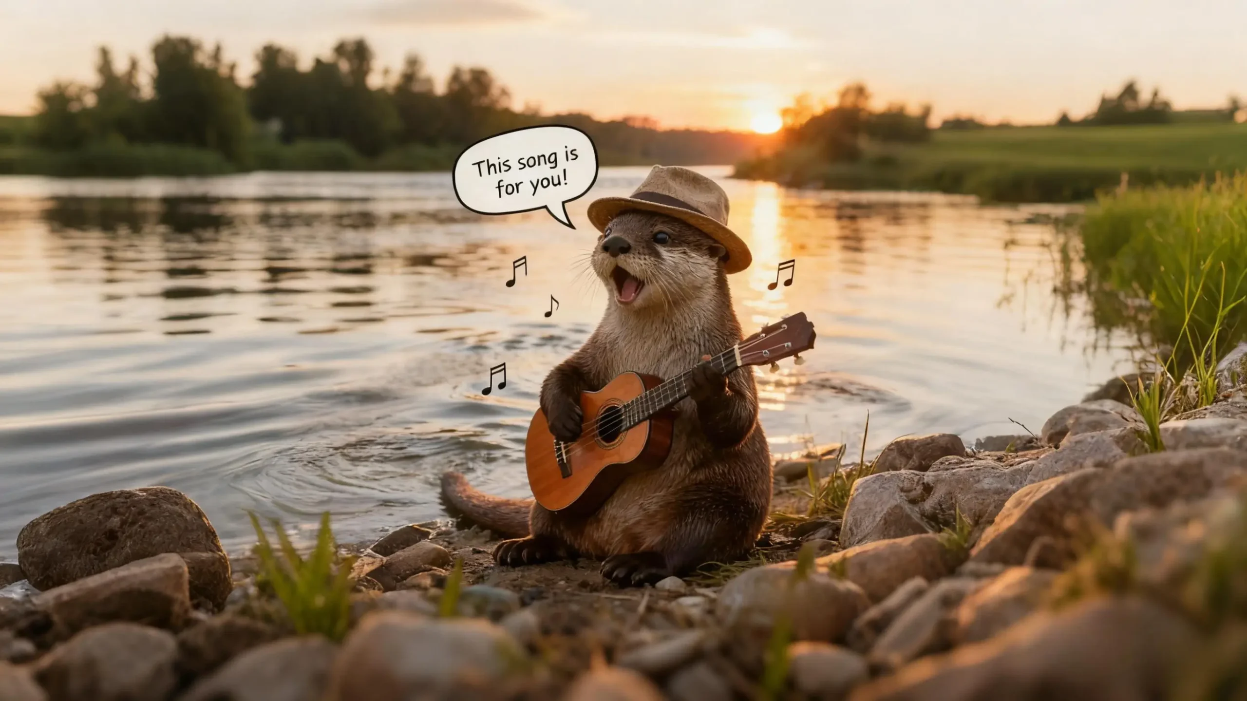 Rock On: AI Pet Talking Puts Your Otter on Stage