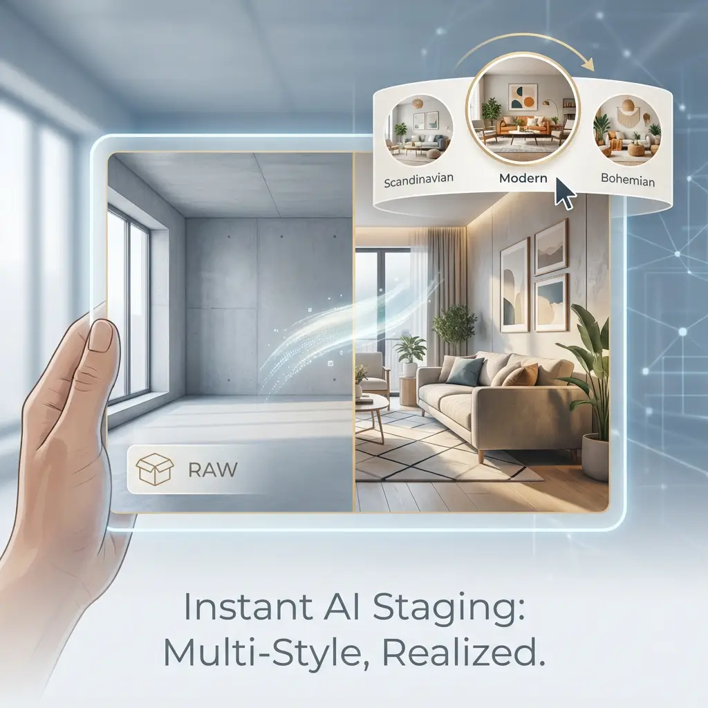 Instant Virtual Staging & Multi-Style in AI Room Planner