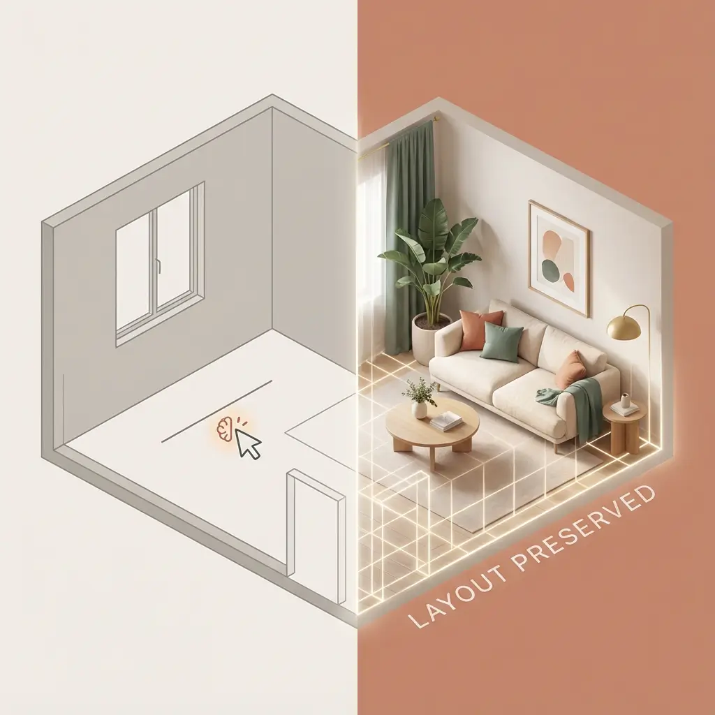 Layout-Preserving with AI Room Planner