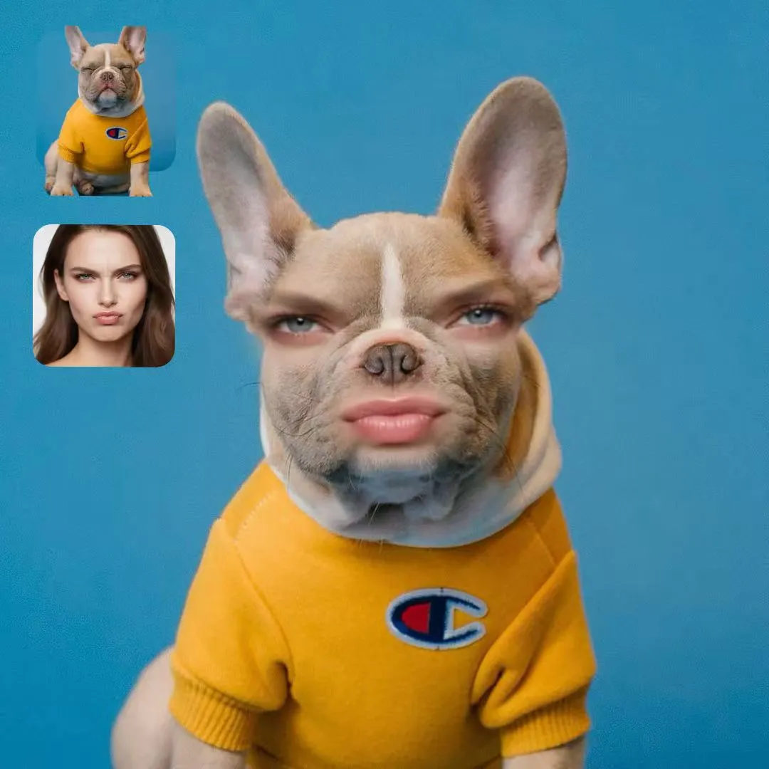 Animal face morph