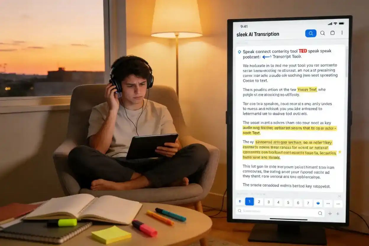 Turn Your Podcast or Lecture Audio into Text for Easy Reading and Learning